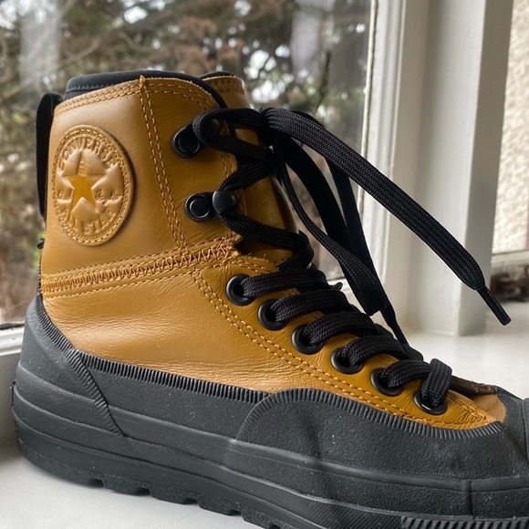 Converse Shoes - Converse EUC waterproof - M6.5 W8 - black/trail brown (not mustard!)